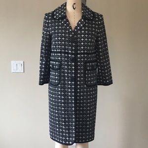 Eyelet embroidered summer coat